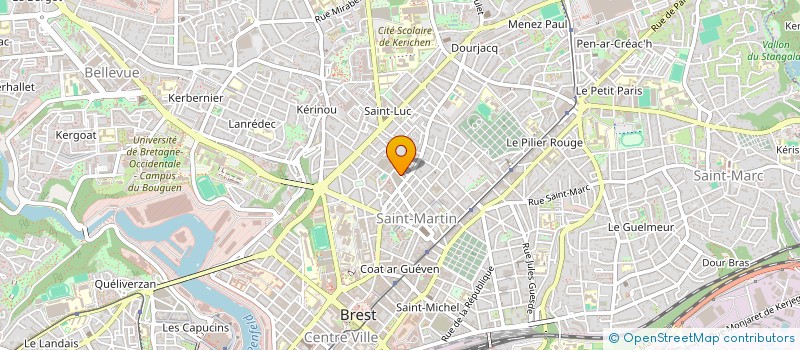 localisation de l'entreprise VILAINE PEOPLE à BREST