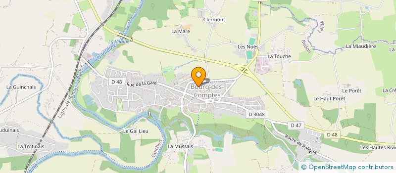 localisation de l'entreprise VILAINS P'TITS CANARDS PRODUCTIONS à BOURG-DES-COMPTES