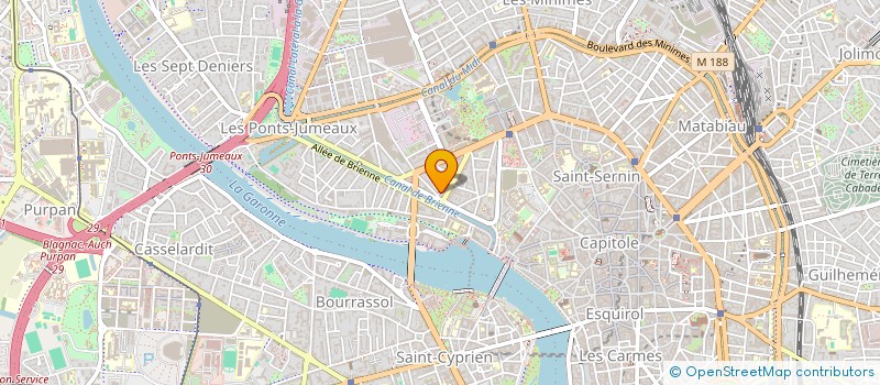 localisation de l'entreprise VILAMIA à TOULOUSE