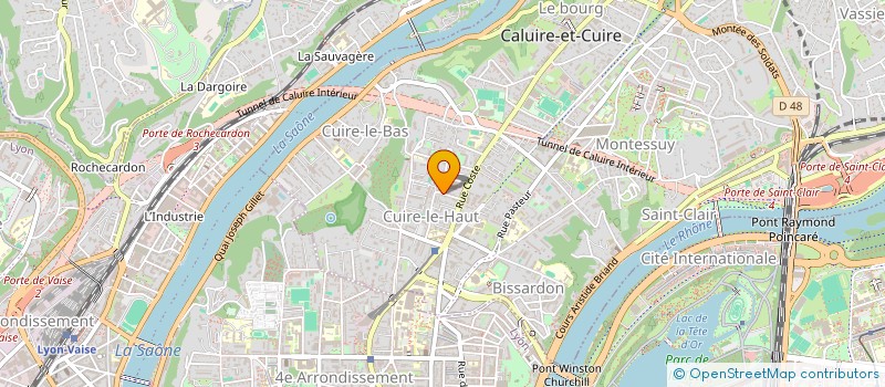 localisation de l'entreprise VILAMOCONSULT à CALUIRE-ET-CUIRE