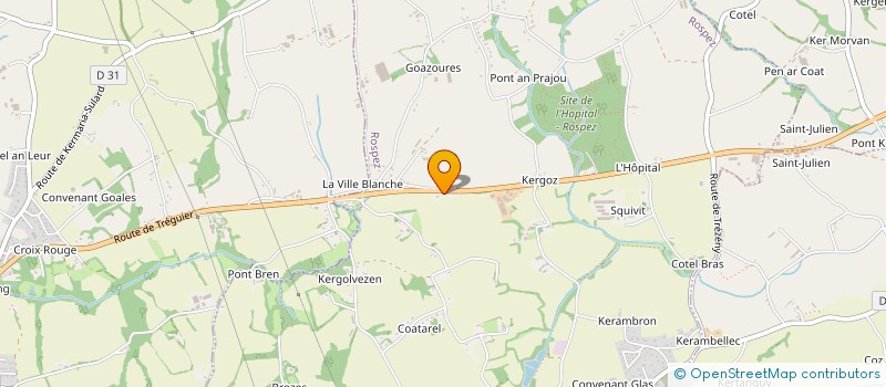 localisation de l'entreprise VILANCHE  ROSPEZ