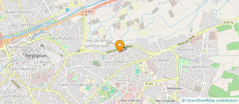 localisation de l'entreprise VILANTE  PERPIGNAN