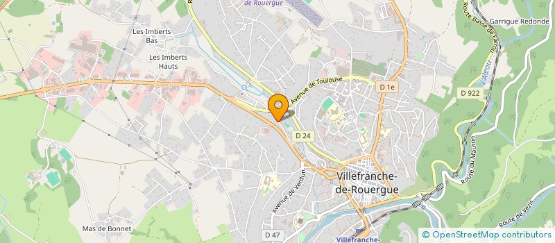 localisation de l'entreprise VILANTI à VILLEFRANCHE-DE-ROUERGUE