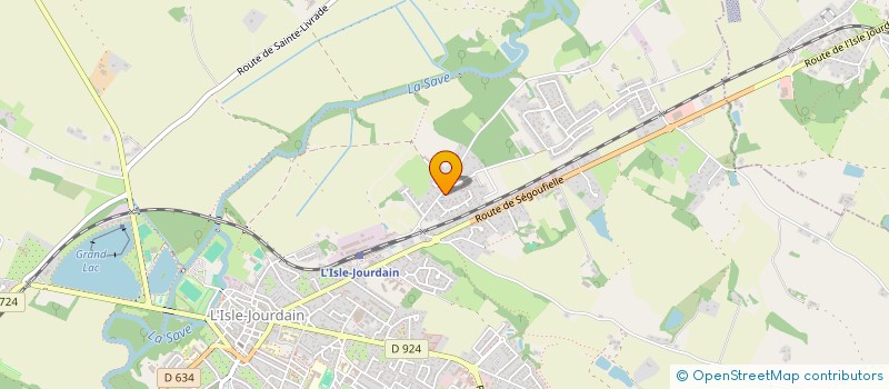 localisation de l'entreprise VILAPASY  L'ISLE-JOURDAIN