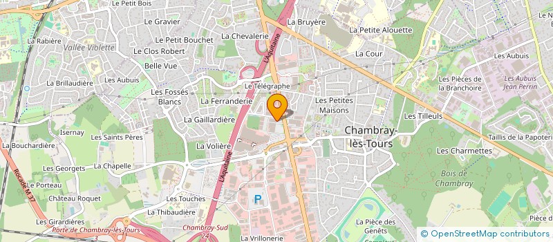 localisation de l'entreprise VILAPCO  CHAMBRAY-LES-TOURS