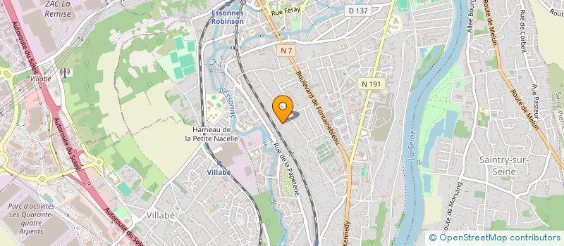 localisation de l'entreprise VILAR à CORBEIL-ESSONNES