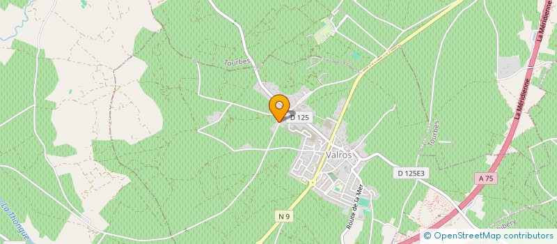 localisation de l'entreprise VILAR RAVALEMENT  VALROS