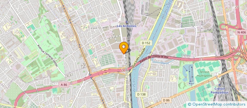 localisation de l'entreprise VILAR RESTAURATION  VITRY-SUR-SEINE