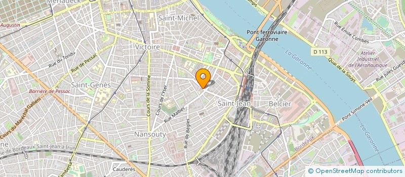 localisation de l'entreprise VILARIS SAINT JEAN  BORDEAUX