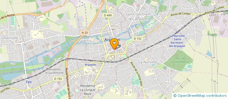 localisation de l'entreprise VILARP à ARPAJON