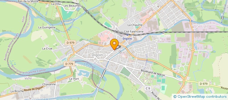 localisation de l'entreprise VILAS  DIGOIN