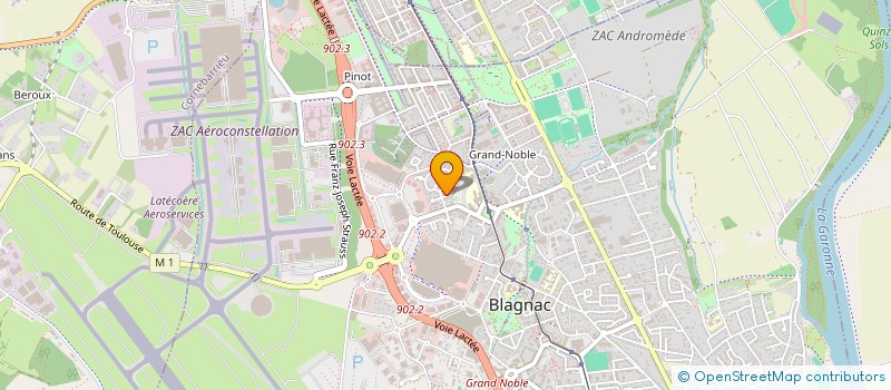 localisation de l'entreprise VILASEEM  BLAGNAC