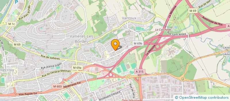 localisation de l'entreprise VILASI  METZ