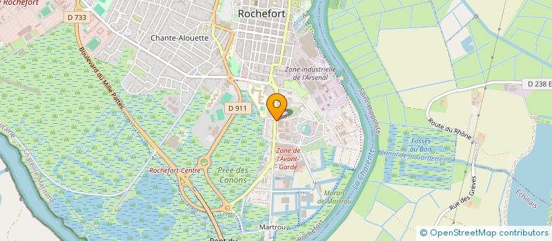 localisation de l'entreprise VILATTE FILS  ROCHEFORT