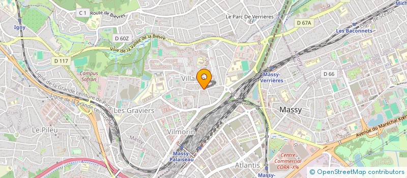 localisation de l'entreprise VILAVI SERVICES à MASSY