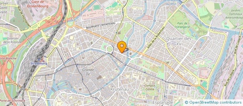localisation de l'entreprise VILAZ à STRASBOURG