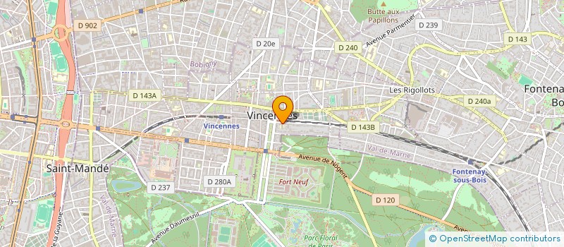 localisation de l'entreprise VILCENA ASSOCIATION à VINCENNES