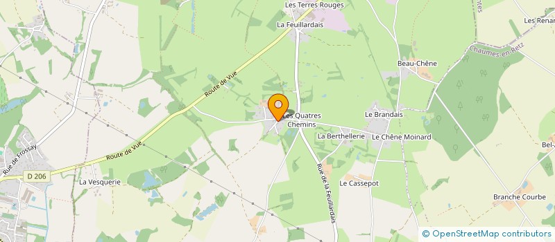 localisation de l'entreprise VILEAS  CHAUMES-EN-RETZ