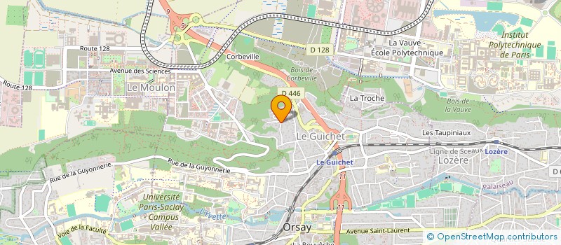 localisation de l'entreprise VILEED à ORSAY