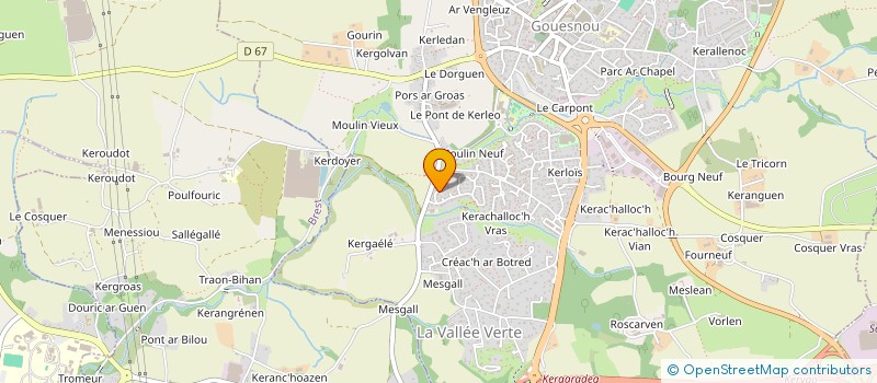 localisation de l'entreprise VILEG  GOUESNOU