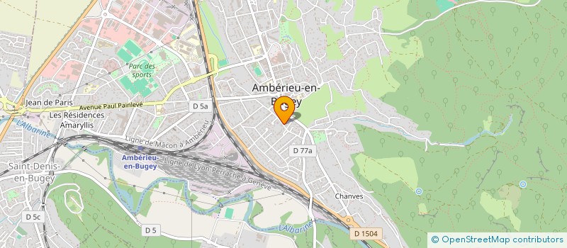 localisation de l'entreprise VILEGER  AMBERIEU-EN-BUGEY