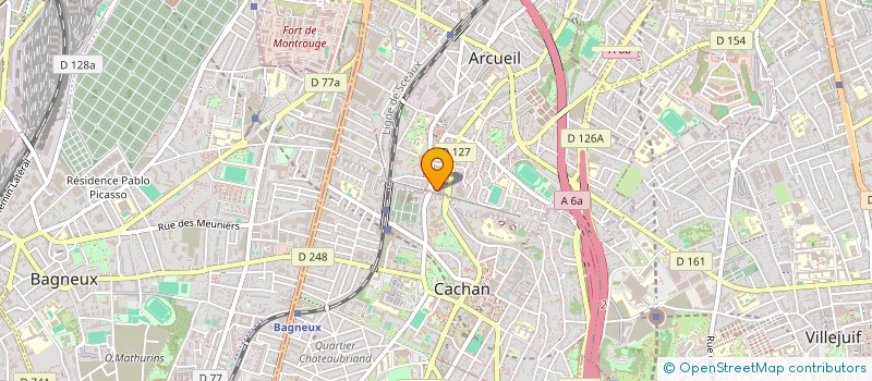 localisation de l'entreprise VILENI CONSEIL à ARCUEIL