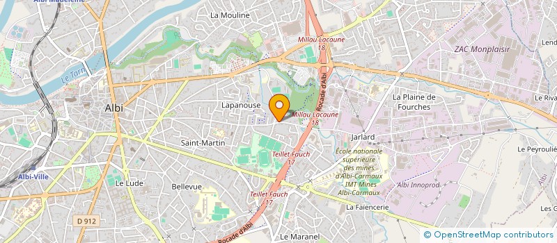 localisation de l'entreprise VILEO à ALBI