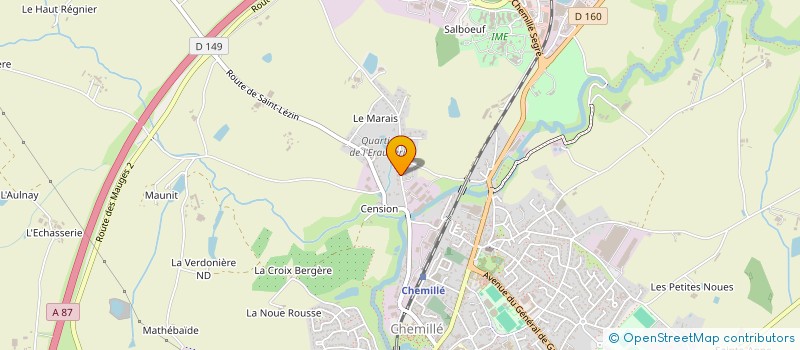 localisation de l'entreprise VILEO  CHEMILLE-EN-ANJOU