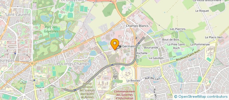 localisation de l'entreprise VILEYN - COURSIN - BELLE CROIX  CESSON-SEVIGNE