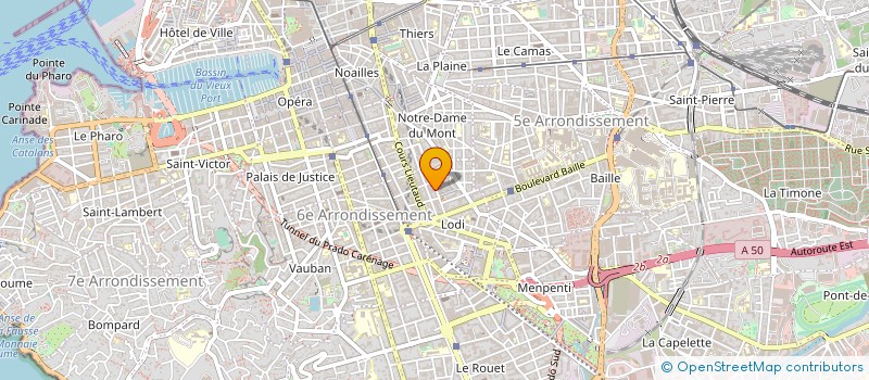 localisation de l'entreprise VILIA à MARSEILLE