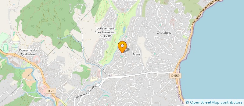 localisation de l'entreprise VILIMEFRE à SAINTE-MAXIME