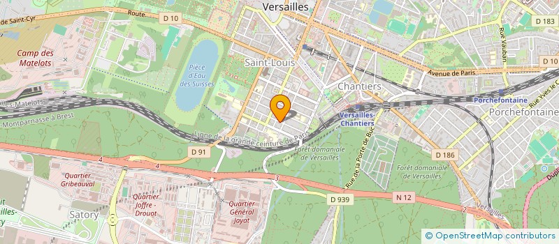 localisation de l'entreprise VILINGTECH à VERSAILLES