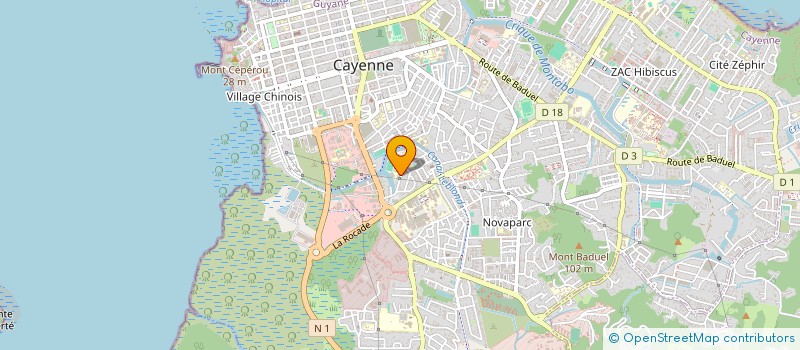 localisation de l'entreprise VILIUS HABITAT  CAYENNE