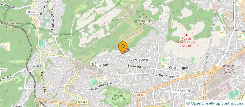 localisation de l'entreprise VILLA 259  CLERMONT-FERRAND