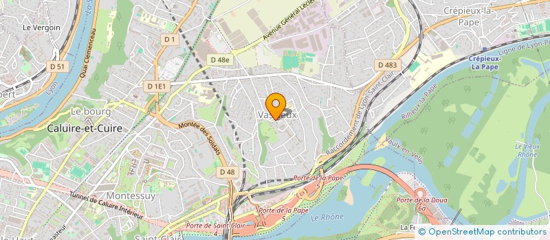 localisation de l'entreprise VILLA 4  CALUIRE-ET-CUIRE