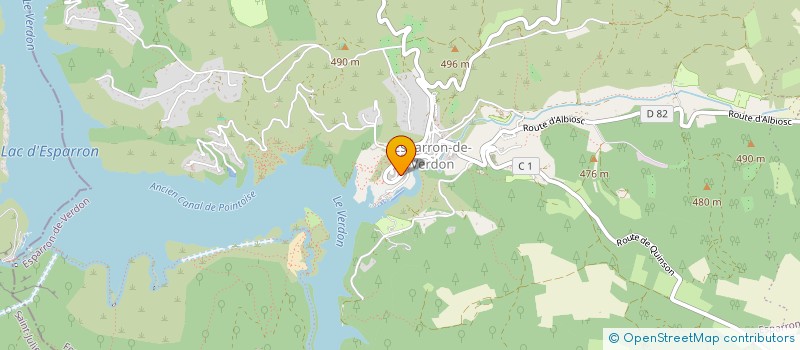 localisation de l'entreprise VILLA 414  ESPARRON-DE-VERDON