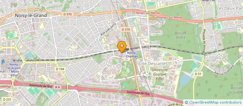 localisation de l'entreprise VILLA 42  NOISY-LE-GRAND