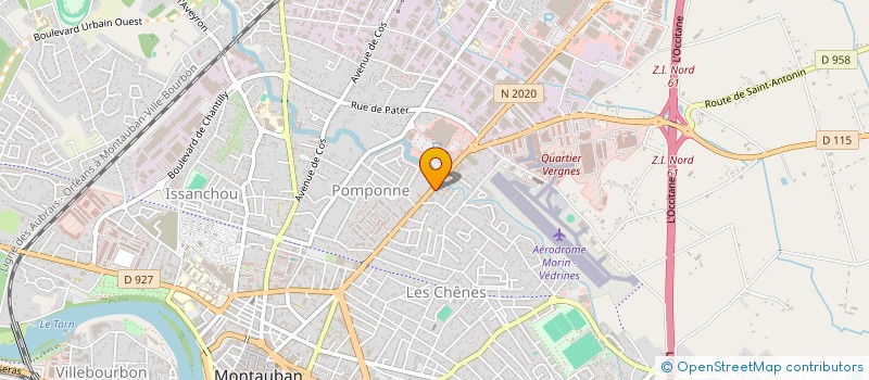 localisation de l'entreprise VILLA  MONTAUBAN