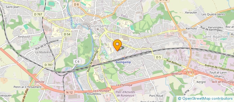 localisation de l'entreprise VILLA 49  GUINGAMP