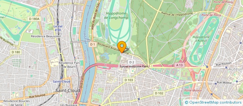 localisation de l'entreprise VILLA 5 à BOULOGNE-BILLANCOURT