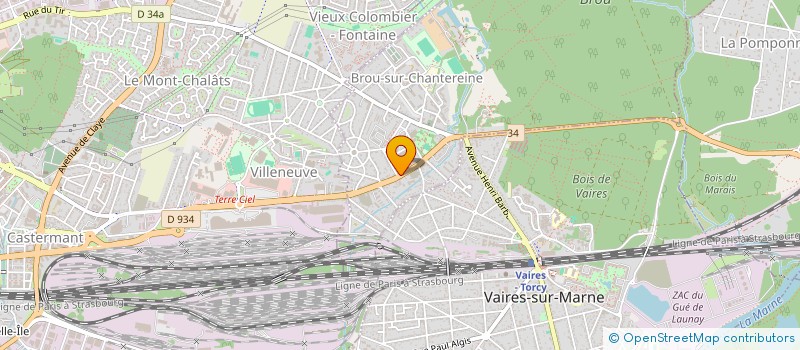 localisation de l'entreprise VILLA 77 à BROU-SUR-CHANTEREINE