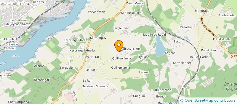 localisation de l'entreprise VILLA 81  LE CONQUET