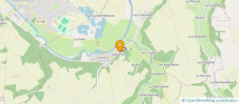 localisation de l'entreprise VILLA  LAVARDIN