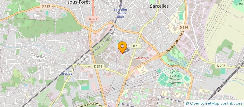 localisation de l'entreprise VILLA à SARCELLES
