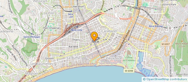 localisation de l'entreprise VILLA  NICE