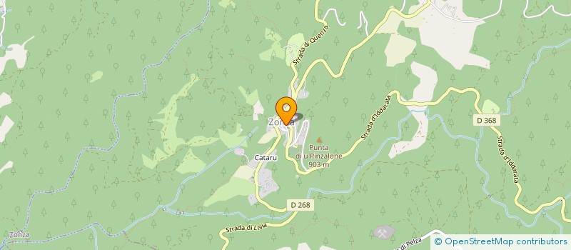 localisation de l'entreprise VILLA ACQUA GELATA  ZONZA