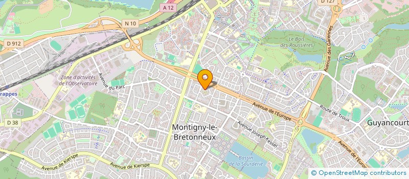 localisation de l'entreprise VILLA ADRIANA  MONTIGNY-LE-BRETONNEUX