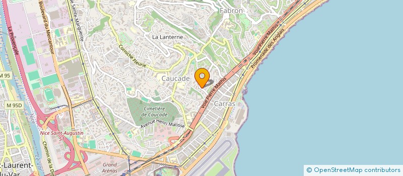 localisation de l'entreprise VILLA ALIZE à NICE