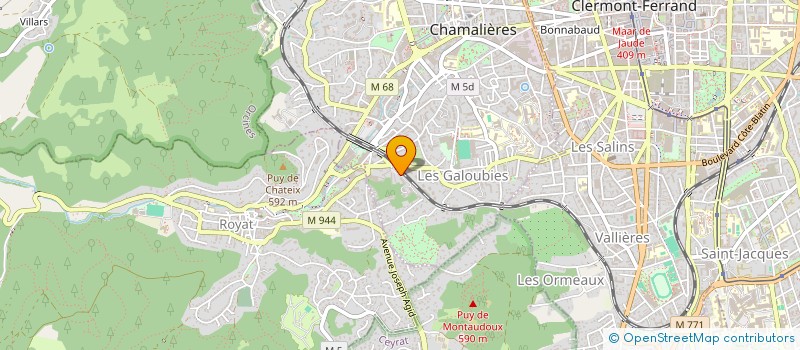 localisation de l'entreprise VILLA ALSACIA  CHAMALIERES