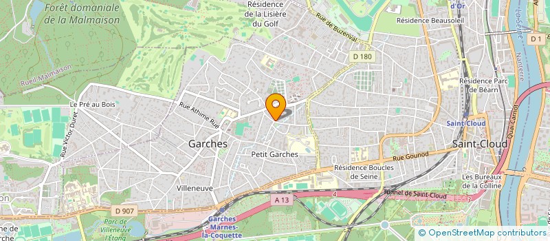 localisation de l'entreprise VILLA AMPERE à GARCHES